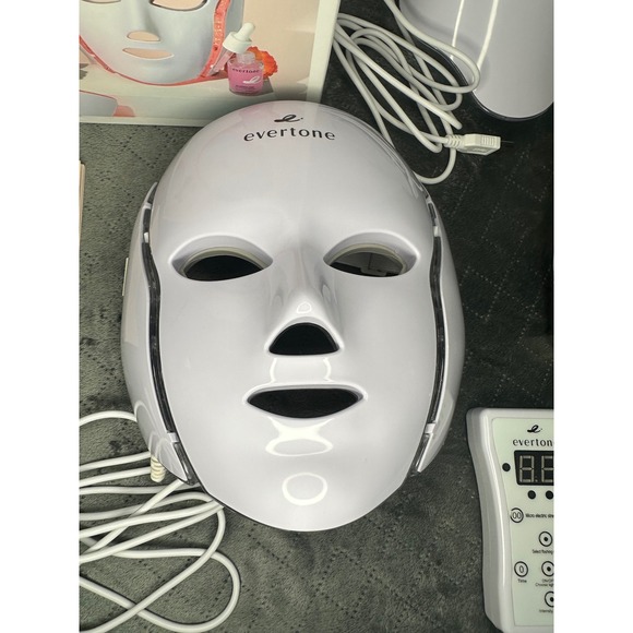 Evertone Omniglow Microcurrent Mask Led Red Light 7 Settings - Picture 3 of 8